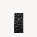 2027 Slim Pocket Diary Deep Shine Black Croc
