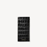 2027 Slim Pocket Diary Deep Shine Black Croc