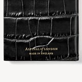 2027 Slim Pocket Diary Deep Shine Black Croc