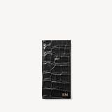 2027 Slim Pocket Diary Deep Shine Black Croc