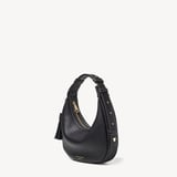 Soho Mini Crescent Black Milled Pebble