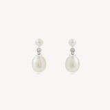 Drop Earrings 0.04ct Diamond