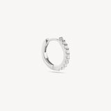 Drop Huggie Earrings 0.16ct Diamond