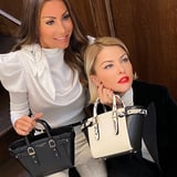 Mini Marylebone Tote Ivory Saffiano & Smooth Black