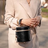 Pandora Bag Deep Shine Black Small Croc