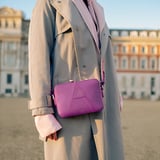 Camera Crossbody Hibiscus Pebble
