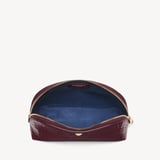 Classic Makeup Case Deep Shine Garnet Small Croc