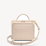 Trunk Soft Taupe Patent Croc