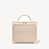 Trunk Soft Taupe Patent Croc