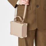 Trunk Soft Taupe Patent Croc