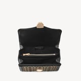 Midi Mayfair® Champagne, Green & Black Woven Leather