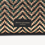 Midi Mayfair® Champagne, Green & Black Woven Leather