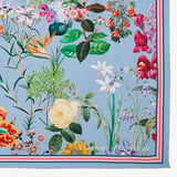 Aspinal Garden Silk Scarf Multi-Coloured Pure Silk