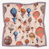 Up Up & Away Silk Scarf Neutral Pure Silk