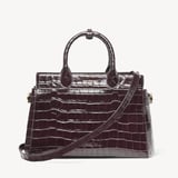 Savannah Deep Shine Dark Amazon Brown Croc