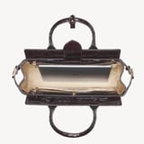 Savannah Deep Shine Dark Amazon Brown Croc
