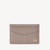 Hudson Slim Credit Card Holder Moleskin Milled Pebble