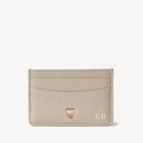 Slim Credit Card Holder Dove Grey Pebble