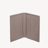 Double Fold Credit Card Holder Warm Grey Pebble
