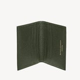 Double Fold Credit Card Holder Evergreen Pebble