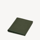 Double Fold Credit Card Holder Evergreen Pebble