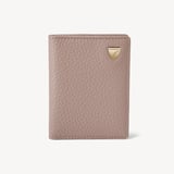 ID & Travel Card Case Soft Taupe Pebble