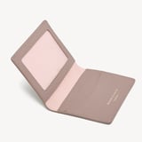 ID & Travel Card Case Soft Taupe Pebble