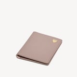 ID & Travel Card Case Soft Taupe Pebble