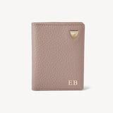 ID & Travel Card Case Soft Taupe Pebble