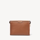 Bella Satchel Tan Milled Pebble