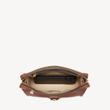 Bella Satchel Tan Milled Pebble