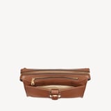 Bella Satchel Tan Milled Pebble