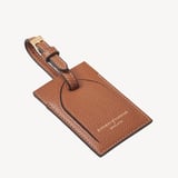Hudson Luggage Tag Tan Milled Pebble