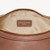 Soho Small Crescent Tan Milled Pebble