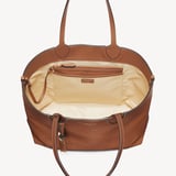 Hudson Tote Tan Milled Pebble