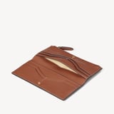 Large Hudson Wallet Tan Milled Pebble
