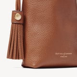 Soho Crossbody Pouch Tan Milled Pebble