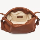 Soho Large Crossbody Pouch Tan Milled Pebble