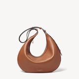 Soho Large Crescent Tan Milled Pebble