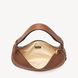 Soho Large Crescent Tan Milled Pebble