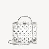 Crystal Trunk Transparent Acrylic with Silver Crystals
