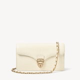 Mayfair®Clutch Ivory Patent Croc