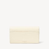 Mayfair®Clutch Ivory Patent Croc