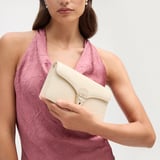 Mayfair®Clutch Ivory Patent Croc