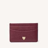 Slim Credit Card Holder Garnet Pebble