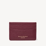 Slim Credit Card Holder Garnet Pebble