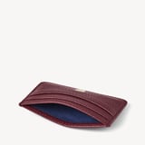 Slim Credit Card Holder Garnet Pebble