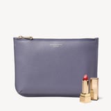 Large Ella Pouch Dusky Blue Pebble