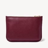 Large Ella Pouch Garnet Pebble