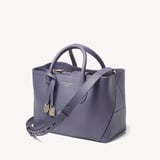 Midi London Tote Dusky Blue Pebble